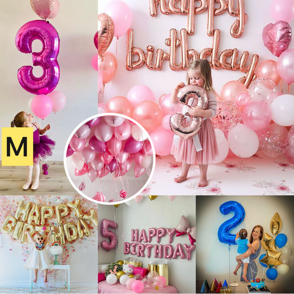 Set Baloane Aniversar Copii (M)