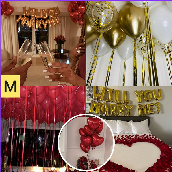 Set Baloane Cerere in Casatorie (M)