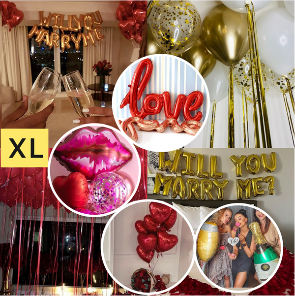 Set Baloane Cerere in Casatorie (XL)